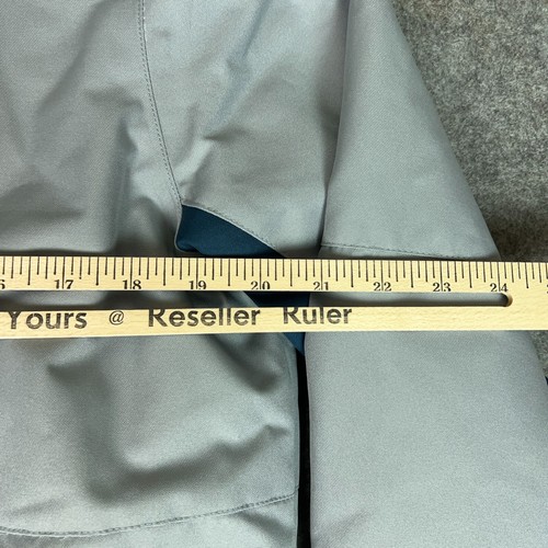 Obermeyer Youth Jacket Extra Large Gray White Ski Snowboard Teen Boy Winter Gage - Picture 14 of 15