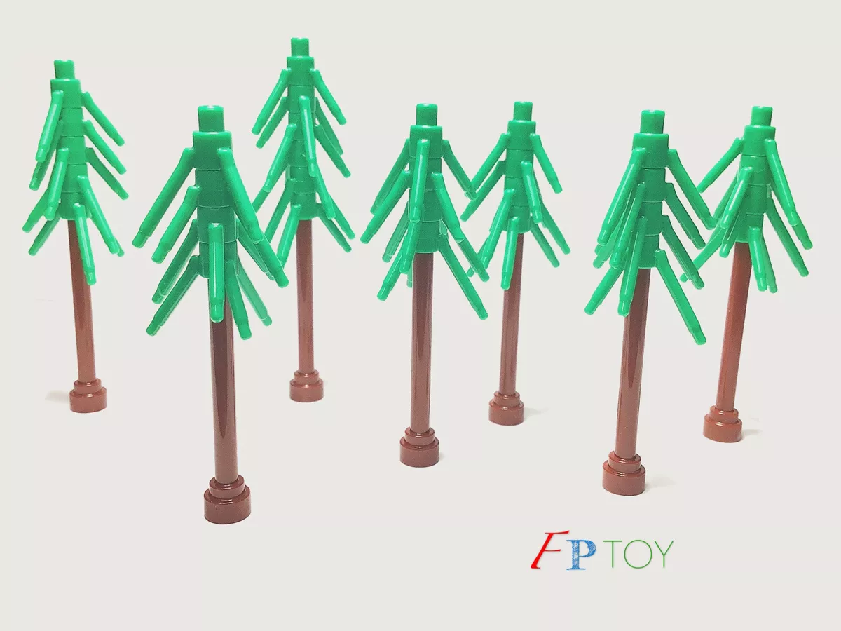 New 8x LEGO Forest Garden Greenery Plant Trees Pine Shurbs