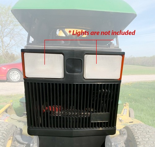 Reemplazos de rejilla frontal para AM116207 para John Deere 415 425 445 455 NEGRO - Imagen 10 de 15