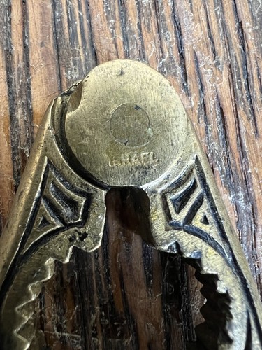 Vintage Brass Designer Shell Cracker Made in Israel - Picture 2 of 11