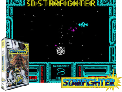 Sinclair ZX Spectrum 48K Game - 3D STARFIGHTER - Codemasters