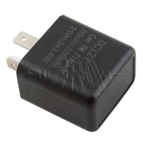 2 Pin Motorcycle Speed Adjustable LED Turn Signal Blink Hyper Fix Flasher Relay - Bild 7 von 9
