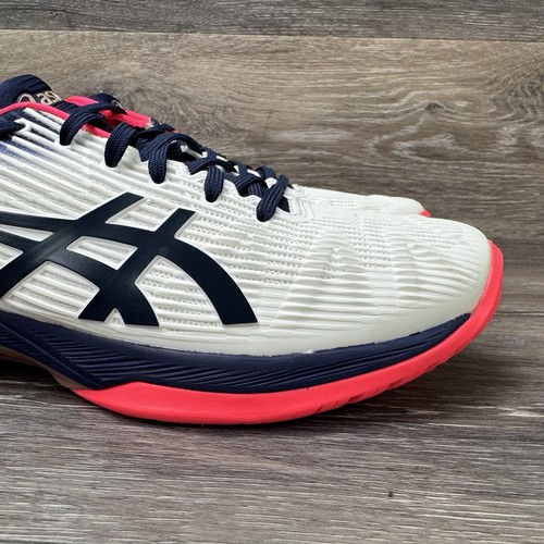 ASICS Solution Speed FF Pink Glow Womens 9.5 Tennis Pickleball Shoes 1042A002 - Picture 3 of 15