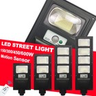 600W Solar Street Lights Outdoor Waterproof w/Motion Sensor Wall or Pole Mount