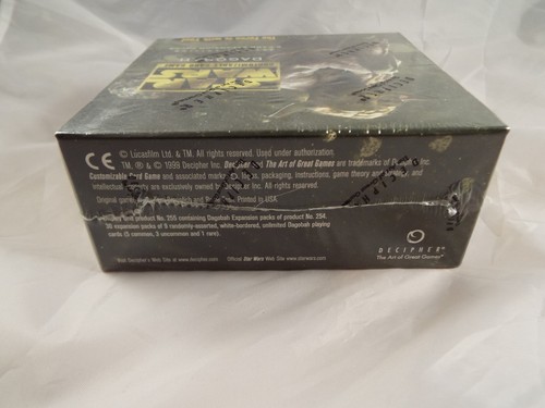 STAR WARS CCG DAGOBAH UNLIMITED SEALED BOOSTER BOX OF 30 PACKS - Picture 3 of 5