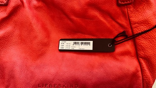 Liebeskind Berlin, Hand-/Schultertasche, Echt Leder, neu, vintag, watermelon rot - Bild 5 von 5