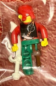 LEGO 7074 SKULL ISLAND PIRATES -- ALL 3 PIRATES WITH WEAPONS
