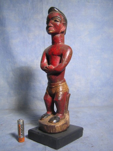 COLON BAOULE rci AFRICANTIC Primitive Afrikanische Kunst African Afrikanische Statue Truhe - Bild 3 von 6