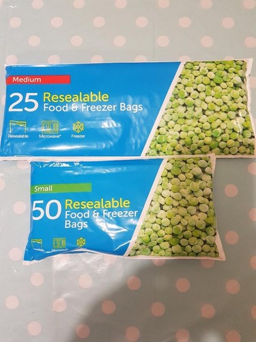 ZIP LOCK ,TIE HANDLE, LIQUID FOOD STORAGE AND RESEALABLE FOOD AND FREEZER BAGS - Picture 9 of 11