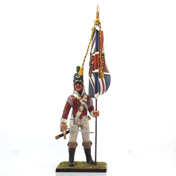 Nap 13 Standard bearer of 43rd Light Infantry Cold Steel Miniatures Nap 13 Standard bearer of 43rd Light Infantry Cold Steel Miniatures