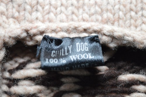 Chilly Dog Wool Sweater Moose Hoodie XXS from Equador NWT - Picture 9 of 12