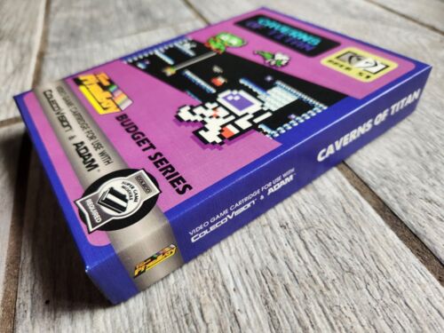 CAVERNS OF TITAN for Colecovision, Complete in Box! RARE Team Pixelboy Homebrew - Picture 3 of 4