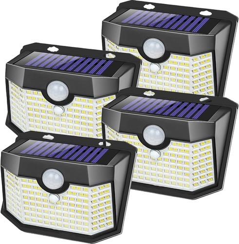 Aootek Solar Lights 4 Packs, Motion Sensor Light - Picture 1 of 7
