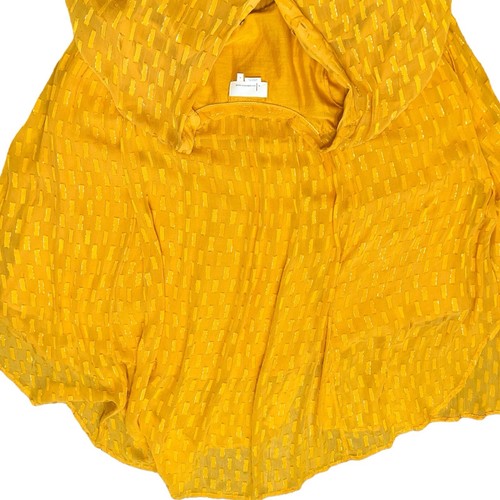 Maxi abito Anthropologie Allene Shimmer taglia S - giallo scuro - Foto 16 di 19