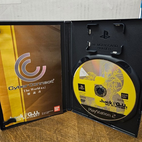 .hack G.U. Vol 3 Redemption Sony PlayStation 2 PS2 Japanese Import Tested In Box - Picture 3 of 4