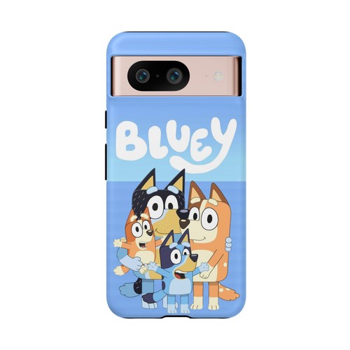 Fundas de teléfono - Diseño familiar de perros con dibujos animados azules - Imagen 112 de 203