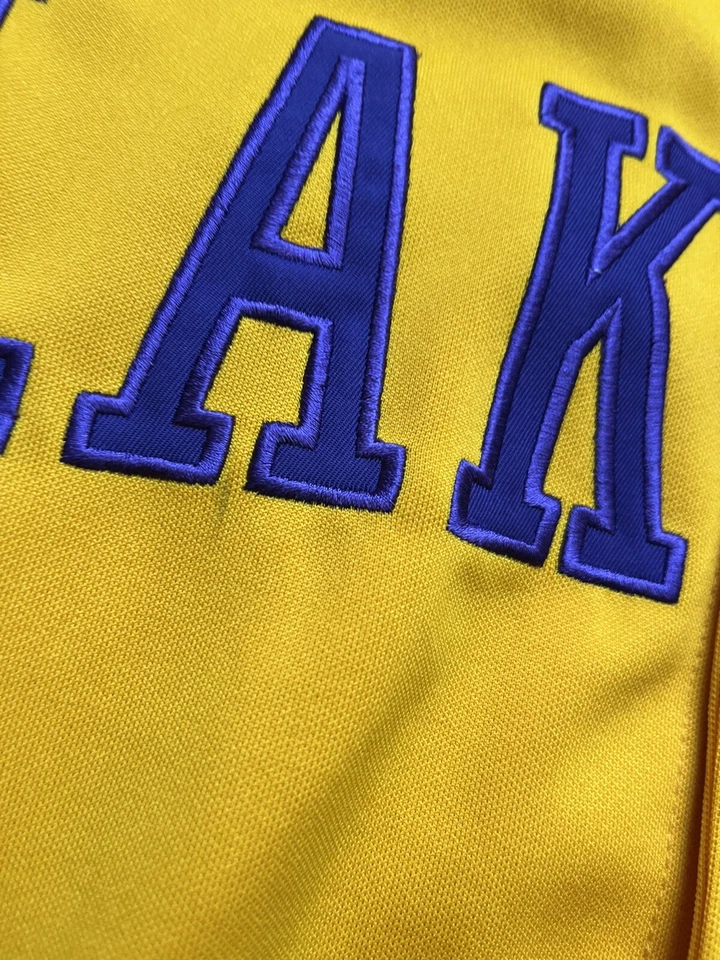 Nike Authentic LA Lakers Rewind 57 Warm Up Shooting Shirt Snap Jacket Size XL - Image 3 of 4