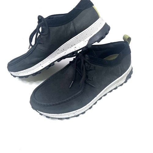 Clarks Men’s ATL Trek Wally Waterproof Chukka Sneaker Size 12 Black Nabuck