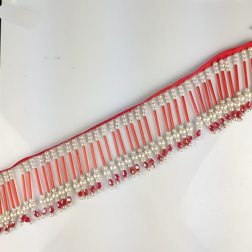 Crystal Bead Tassel Trim Edging Pearl Sewing for Dress Cloth Curtain Drape - Picture 13 of 19