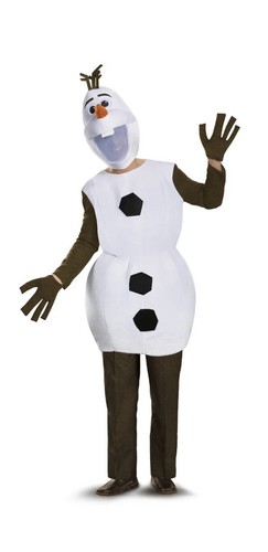 Licensed Disney Frozen Olaf Deluxe Adult Men Halloween Costume