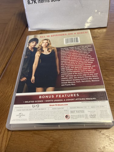 Covert Affairs The Complete Series 3 Season 3 Dvd Region 1 USA Version - Picture 3 of 9