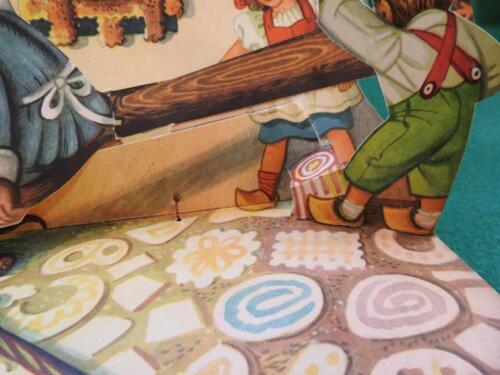 Vojtech Kubasta Raro Artia Praga 1961 Hansel Y Gretel 3D Pop Hasta Libro - Foto 13 di 14