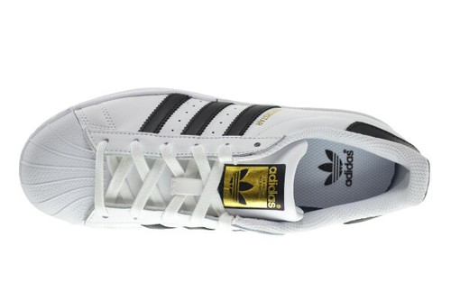 Adidas Superstar J Big Kids Shoes Running White Ftw-Core Black c77154 - Picture 5 of 6
