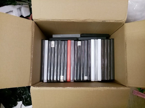 81 empty dvd cases