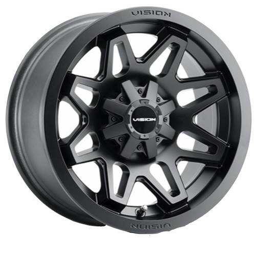 4) 12" Rims Wheel some Kubota RTV 900 1100 UTV ATV 12x8 5/4.5 Type 416 BLACK - Picture 4 of 14