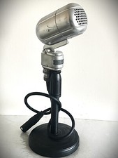 Vintage 1940's TURNER 211 Dynamic Microphone-working with stand  cable-a