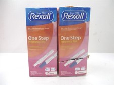 Rexall One Step Pregnancy Test 2 Count 03/2026 - Lot of 6