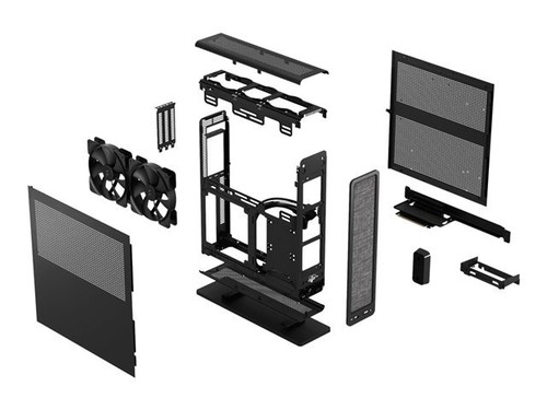 Fractal Design FD-C-RID1N-11 Ridge - SFF - Mini ITX - kein Netzteil - schwarz - Bild 8 von 9