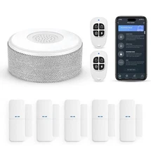 WiFi Door Alarm System, Wireless DIY Smart Home Security System, Phone App Alert