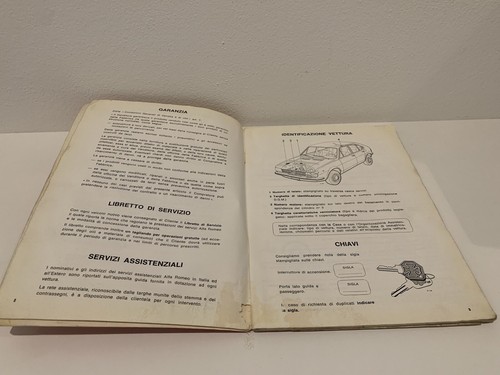 Libretto Di Uso E Manutenzione Auto Alfasud Prima Serie - Foto 4 di 9