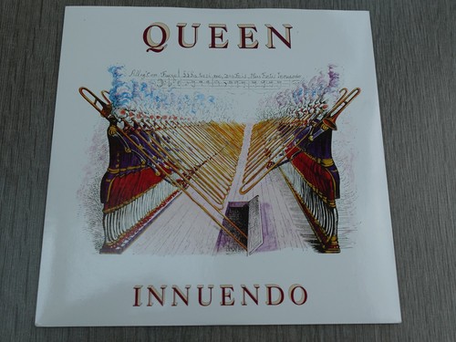 Queen INNUENDO / BIJOU 1991 UK 7" P/S PLAYS MINT MINUS HEAR