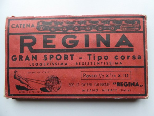Catena Corsa Vintage NOS Anni 50/60 Regina Extra Sport 1/2" x1/8 - Foto 4 di 6