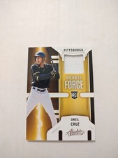 2022 Panini Absolute - Rookie Force Patch #RF-OC Oneil Cruz (RC)(JGA)