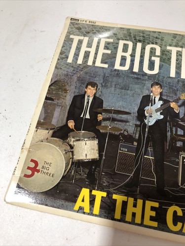 THE BIG THREE At The Cavern UK original 7" EP Decca DFE 8552 1963 PS Sleeve Only - Foto 2 di 5