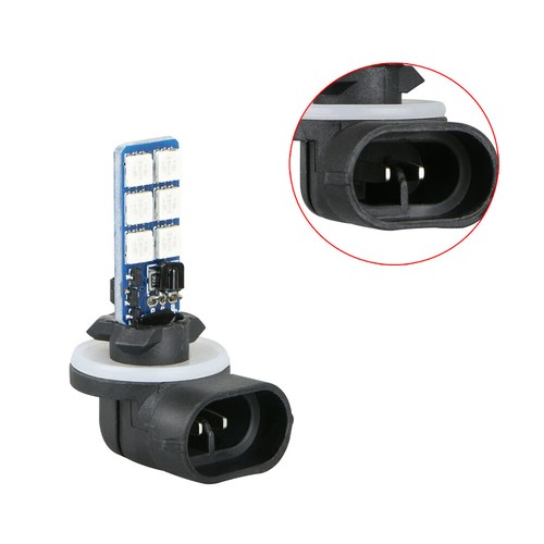 2Pc RGB 881 5050 Multi-Color LED 12SMD Car Headlights Fog Lights Bulbs & Remote - Bild 5 von 12