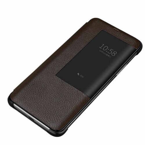 Shockproof Leather Flip Smart-View Caller Case Cover For Huawei Mate 20 Pro 20X - Picture 3 of 18