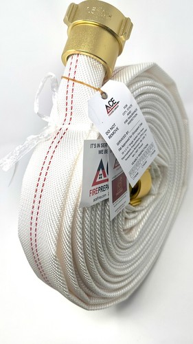 Manguera contra incendios (1 paquete), acoplamientos de aluminio en espiral, latón, revestimiento de poliuretano termoplástico certificado CCC - Imagen 8 de 15