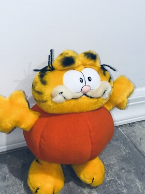 Original 1980s Garfield Pumpkin Plush Dakin for sale online | eBay