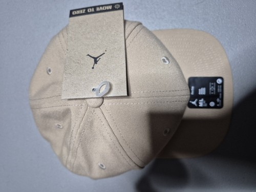 Nike Air Jordan Pro Element Logo JUMPMAN Snapback Hat HEMP sz M/L - Picture 6 of 13
