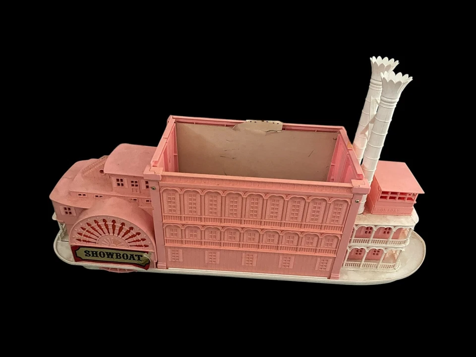 REMCO Showboat Theater Playset Wizard Of Oz, Cinderella, Heidi, Pinnocchio 1962 - Image 3 of 4