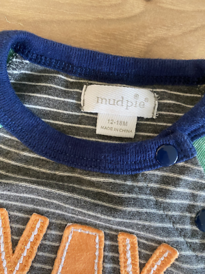 BABY MUD PIE YAY ITS MY DAY ONE PIECE FIRST BIRTHDAY OUTFIT SIZE 12-18  MONTHS | eBay