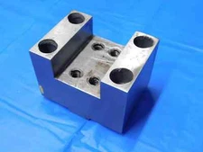 1" SLOT WIDTH LATHE TURRET TOOL HOLDER BLOCK 50MM X 80MM BOLT PATTERN 1" KEY 1.0
