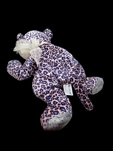 Vintage 1999 Jewel Tone Treasures by KELLYTOY Stuffed Animal Plush Cat Leopard - Picture 3 of 7