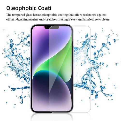 Pour iPhone 14 13 12 11 Pro Max XR 6.1 Protection écran Verre Trempé - Photo 3 sur 5