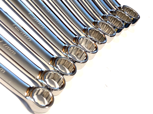 Snap On NEW SOEXM710 100 Anniversary 10 Piece Flank Drive Plus Metric Wrench Set - Picture 7 of 11