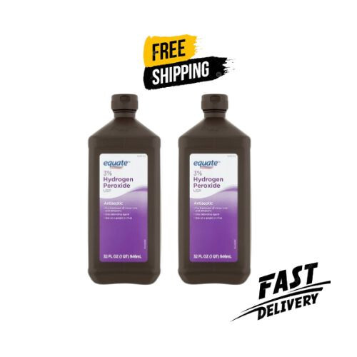 Equate 3% Hydrogen Peroxide Liquid Antiseptic, 32 fl oz (Choose Your Pack) - Picture 8 of 19